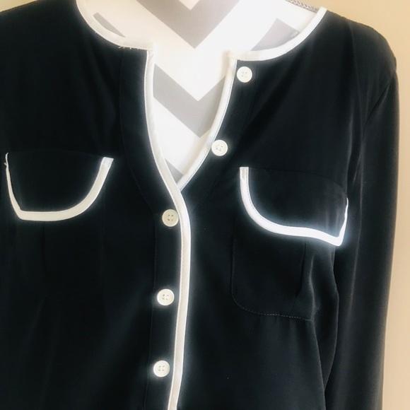 Alfani Black Blouse size 14 - Picture 3 of 4